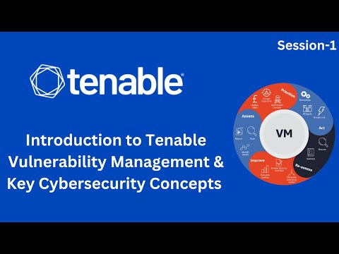 Session 1: Introduction to Tenable Vulnerability Management & Key Cybersecurity Concepts