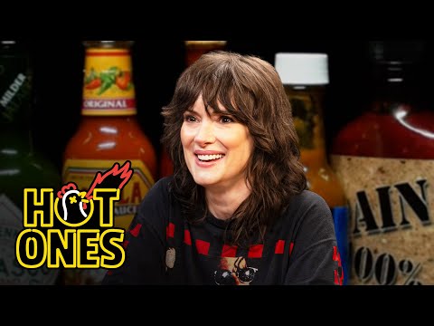 Winona Ryder Needs More Ice Cream While Eating Spicy Wings | Hot Ones