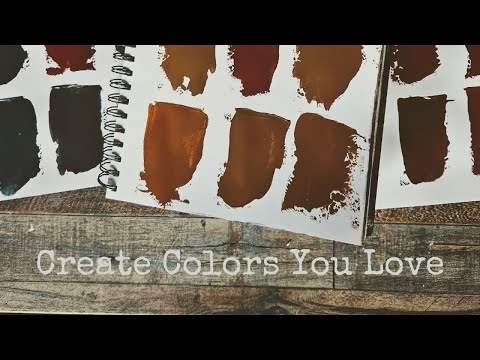 Acrylic Paint - Easy Color Mixing Demo: Choose 3 Colors