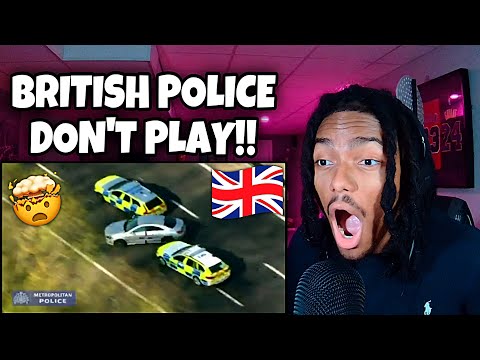 AMERICAN REACTS To Insane British Police Chase