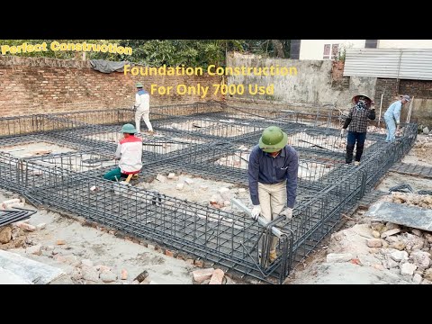 Construction Techniques For A Solid Strip Foundation For A 2-story House For Only 7,000 USD