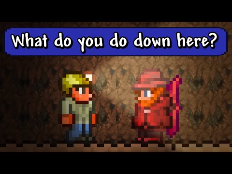 How Does a New Player Handle Terraria's Caves?