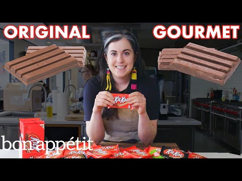 Pastry Chef Attempts To Make Gourmet Kit Kats | Gourmet Makes | Bon Appétit