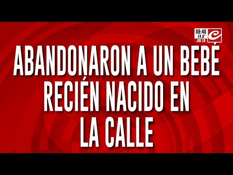 Conmoción y milagro: hallaron a bebé recién nacido abandonado en una zanja