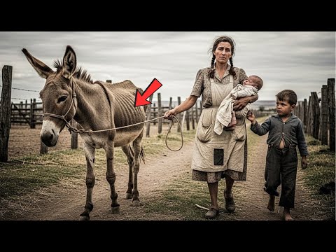 Pobre Madre Soltera Solo Recibe  Un Burro Flaco Como Herencia... Pero no Imagina Lo Que Vendrá