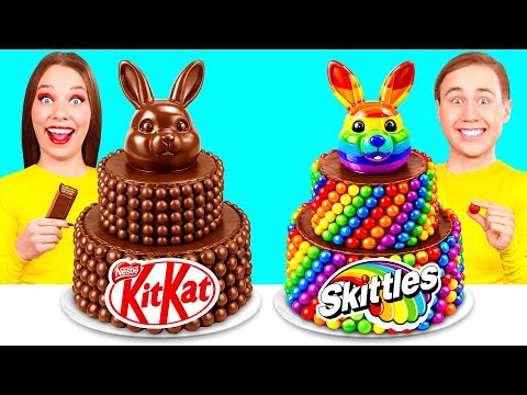 ฉัน vs คุณยาย การทำอาหาร ท้าทาย | ความท้าทายในการตกแต่งเค้ก