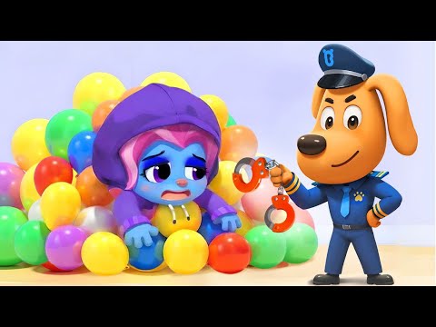 Police Chase | Obstacle Run | Educational Videos | Kids Cartoons | Sheriff Labrador | BabyBus
