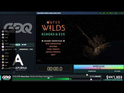 Outer Wilds Devs React to AGDQ 2023 100% Stranger Speedrun