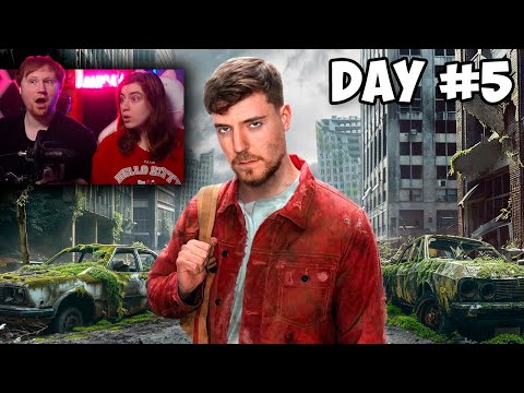 Я Выжил 7 Дней в Заброшенном Городе | РЕАКЦИЯ на MrBeast