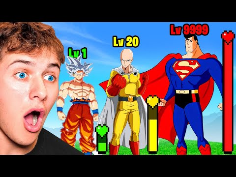 BECKBROS React to GOKU vs SUPERMAN vs ONE PUNCH MAN Power Levels