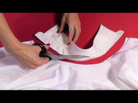 A beautiful BLOUSE from a man's shirt 😲 Upcycling from Vladanna - fast and hassle-free. DIY