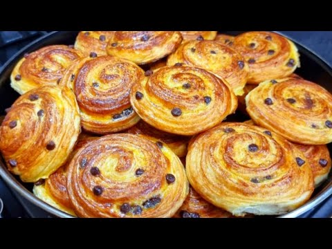 👌بالماء فقط وبدون عجين مورق اسهل واسرع شنيك مورق افضل من المخابز الكبرى