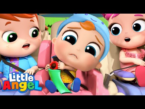 No No, I Don’t Want The Seatbelt | Little Angel Nursery Rhymes & Kids Songs