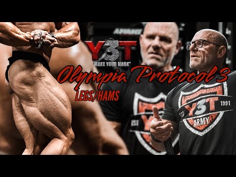 RAW LEGDAY HAMSTRINGS DAY / Y3T Olympia Protocol III at NewTech Gym Las Vegas
