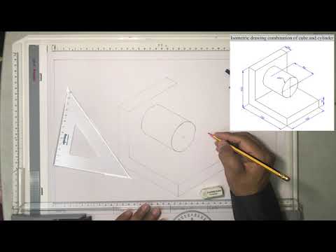 Isometric Cylinder and Cube