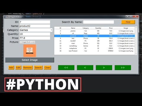 Python Project Tutorial For Beginners Step By Step Using Tkinter And MySQL Database In One Video