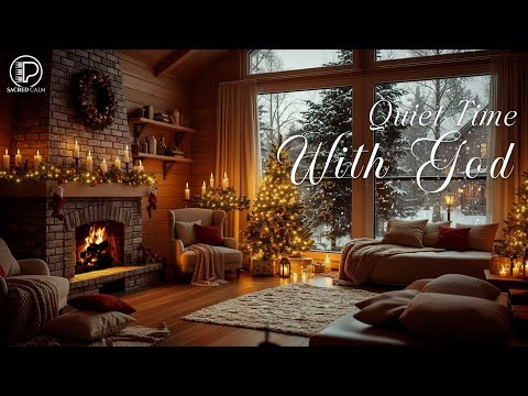 Quiet Time With God - Cozy Peaceful Christmas Worship 🎄Instrumental Music for Prayer With Scriptures