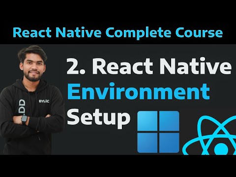 [2] React Native Environment Setup in Windows (10,11) 2024|How to install react native in windows