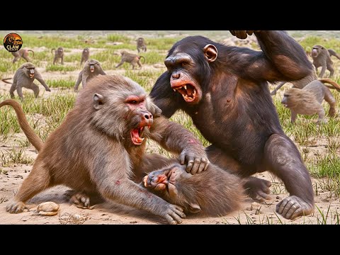 Baboons and Chimpanzees | The Deadly War For Survival | Savage Africa | Nature Animal Documentary