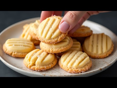 These cookies melt in your mouth! With just 3 ingredients! Oh, how delicious! 3 perfect recipes!
