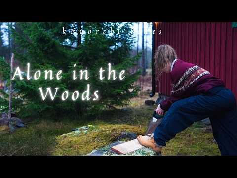 Alone in The Woods for New Years Eve ❄️ | Slow Living, Silent Vlog #6
