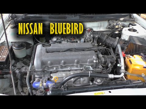 Nissan Bluebird car - a victim of electricians