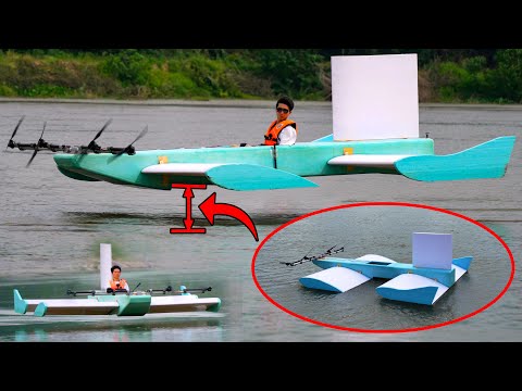 After 100 days, we built a real, gigantic manned ground effect vehicle（Ekranoplan）!