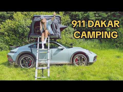 CAMPING ON A PORSCHE 911 DAKAR WITH MY GIRLFRIEND