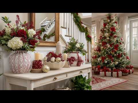 25 DIY Christmas 2025: Sophisticated Red & Gold Decorations for a Luxe Home