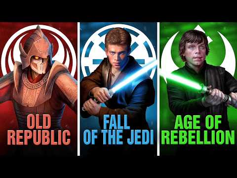 EVERY SINGLE Star Wars Era Explained! (Full Canon Timeline)