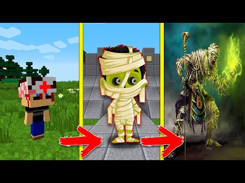 КАК МЕНЯЛСЯ ЗАБИНТОВАННЫЙ РЕБЕНОК из игры Маленькие Кошмары Little Nightmares - В МАЙНКРАФТ эволюция