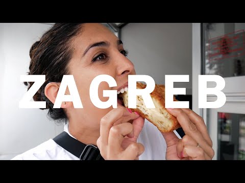ZAGREB, CROATIA food tour!! Full day of eating - Lamb on a Spit, Burek, and more!