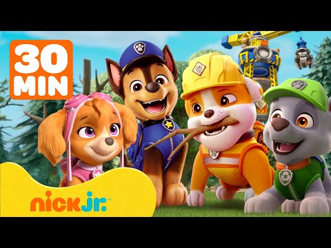 Крепыш и команда | Лучшие спасения Крепыша и Щенячьего патруля! 🐾 30 мин | Nick Jr. Cyrillic