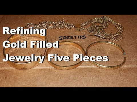 Refining Gold Filled Jewelry Five Pieces