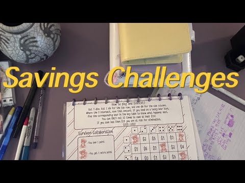 Saving Survivor & Savings Challenges! #savingmoney