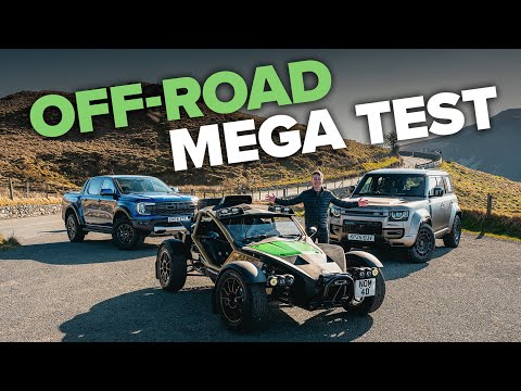 Land Rover Defender OCTA vs Ariel Nomad 2 vs Ford Ranger Raptor | Mega off-road rally test!