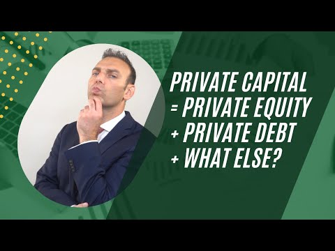 Private Capital = Private Equity + Private Debt + What Else?