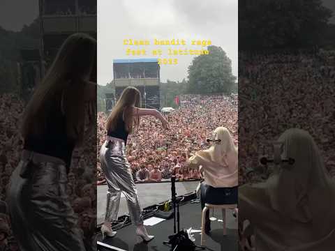 Rain did not stop us @latitudefest #latitudefestival #cleanbandit #cleanbanditlive