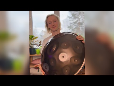 ОБЗОР двухстороннего ХЭНДПАНА на 17 нот / Kosmosky Handpan / Ханг, Hang Drum