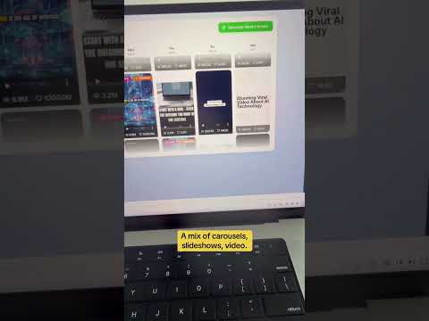 Check comments for the link 🔗 Make 1 week of content in a few minutes based on proven high-performi