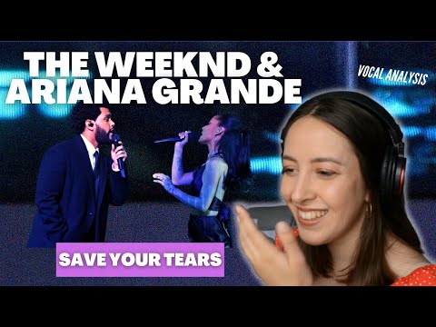 Vocal Coach Reacts to THE WEEKND & ARIANA GRANDE Save Your Tears (Live) | Jennifer Glatzhofer