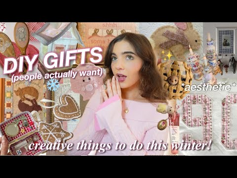 DIY gifts people will ACTUALLY want (& aesthetic crafts to do when you're bored)