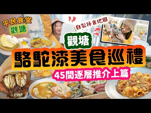 觀塘駱駝漆上篇 45間美食洗樓式掃食 腳痛都要行晒全棟！終極邪惡巨型雪糕漢堡 台灣寶盒便當 特色餃子 斑斕甜品專門店 大量貓貓出沒注意！▲【觀塘雅軒平民食堂 Ep.1】 [[中字]]