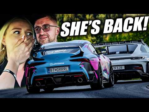 What's Louder: @LADY HOONIGAN , Her Supra or GT3 RS?🤣 // Nürburgring