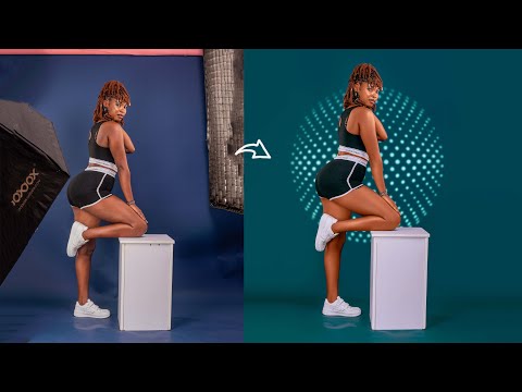 How To Edit and Transform Studio Backdrops In Photoshop