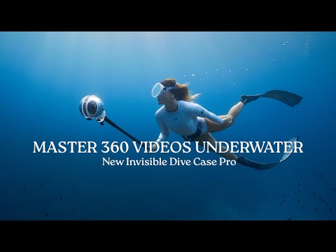 Take BETTER 360 UNDERWATER VIDEOS now - Invisible Dive Case Pro for Insta360 X5