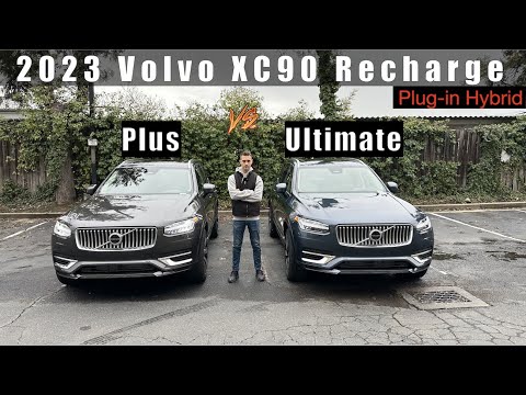 2023 Volvo XC90 Recharge Plug-in Hybrid Plus vs Ultimate