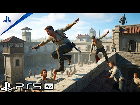 (PS5) Prison Escape - Uncharted™ 4 | ULTRA Realistic Graphics Immersive Gameplay [4K60FPSHDR]