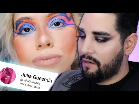 WORST RATED MAKEUP ARTIST!! JULIA GUESMIA | Pro MUA Reacts