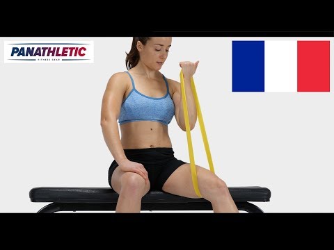 Entraînement complet avec les bandes de résistance